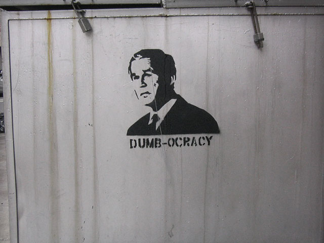 Dumb-ocrasy by torbakhopper